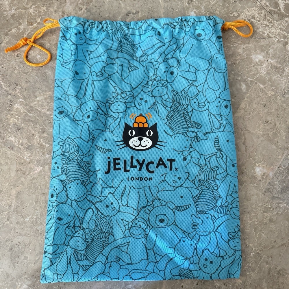 Jellycat London Official Blue Dust Gift Bag Medium 15.5"‎ × 11"